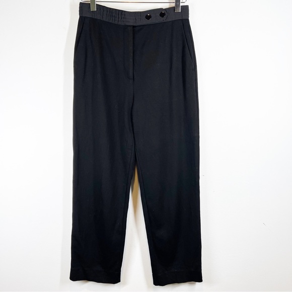 Sandro Paris High Rise Black Pants - Picture 1 of 9